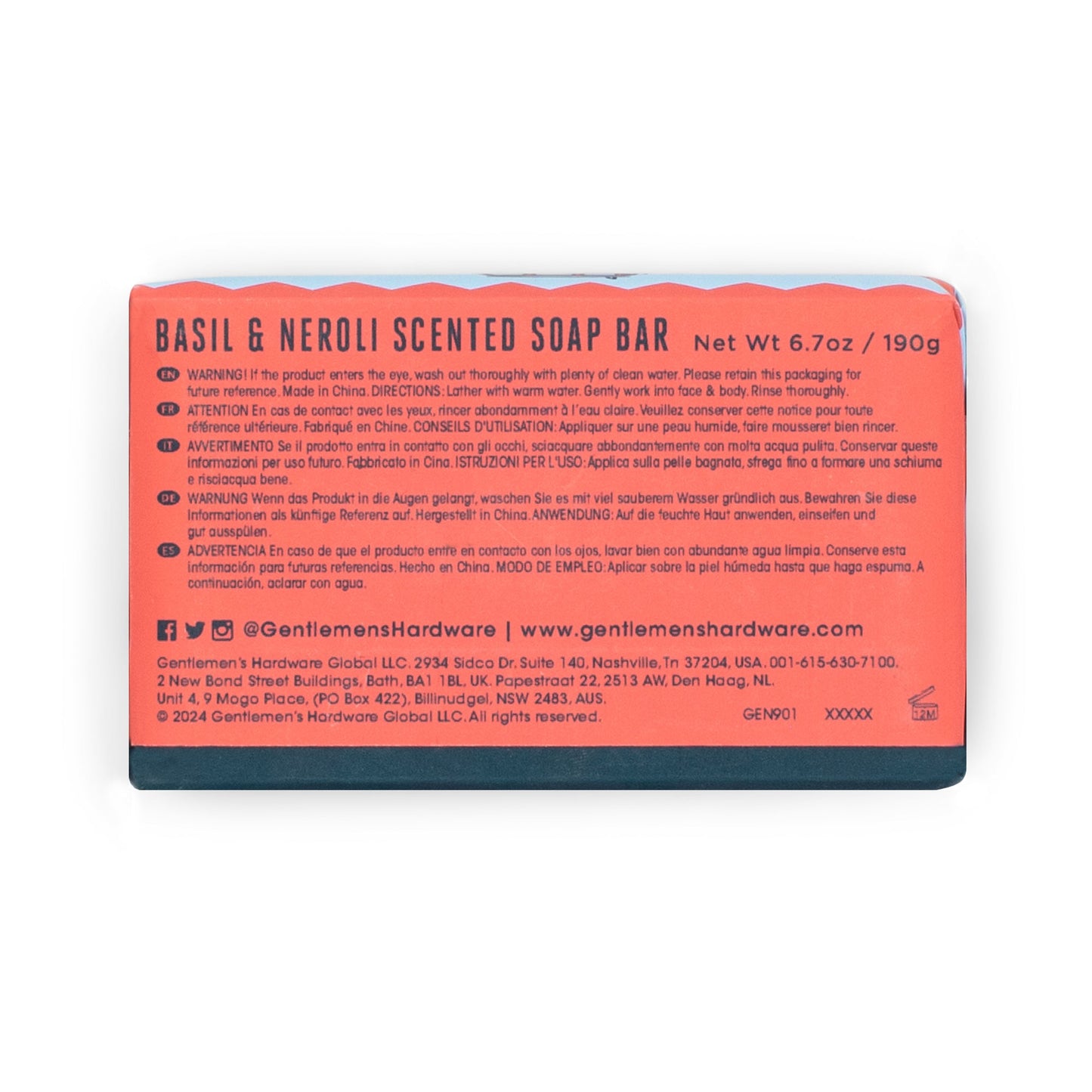 Soap Bar - Basil and Neroli