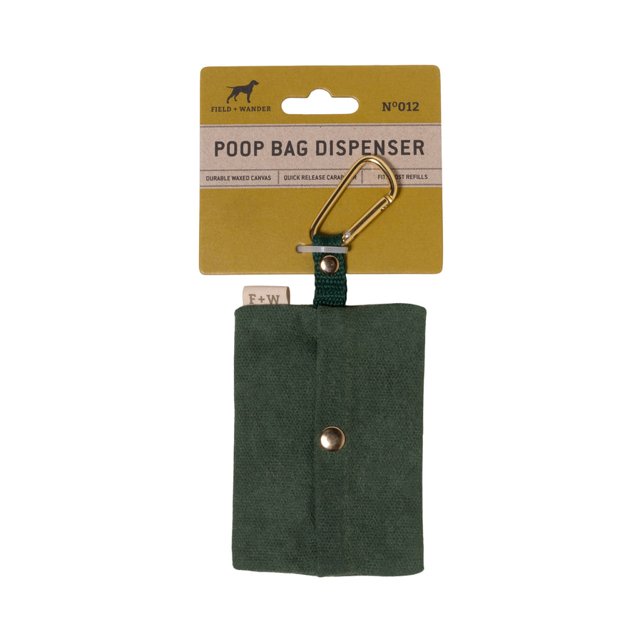 Dog Poop Bag Holder on carabiner with packaging