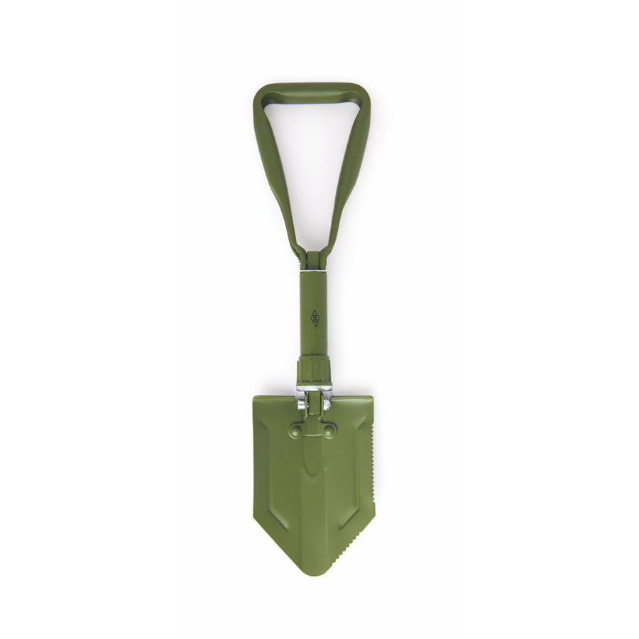 Green folding shovel