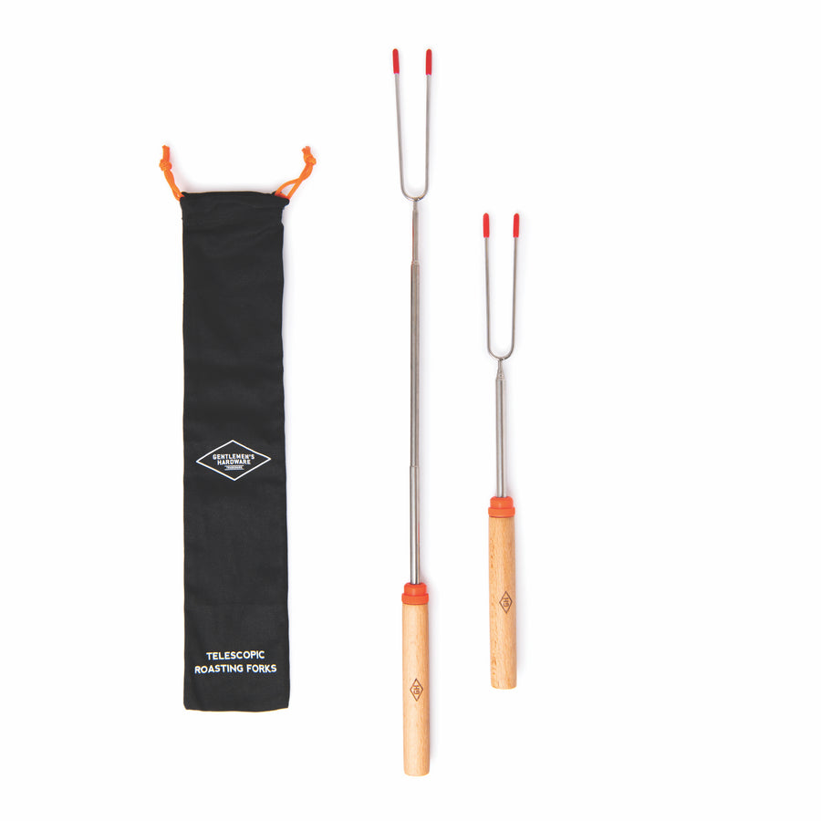 Telescoping Roasting Forks with carrying bag