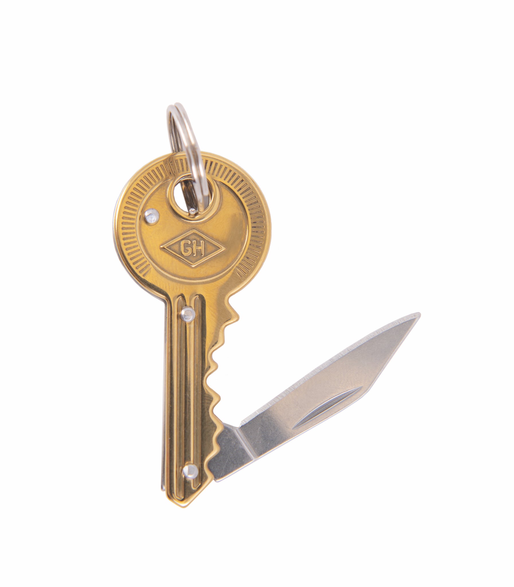 Heart Key Knife Keychain