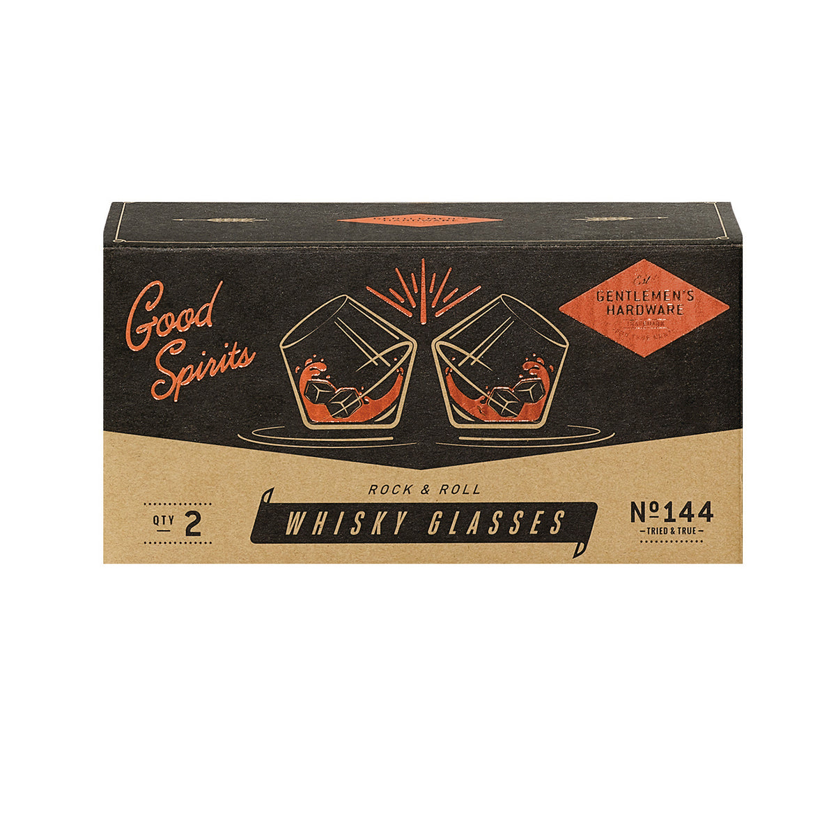 Rocking Whiskey Glasses - Set of 2