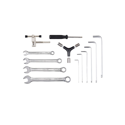 Bicycle Tool Kit with Wooden Box