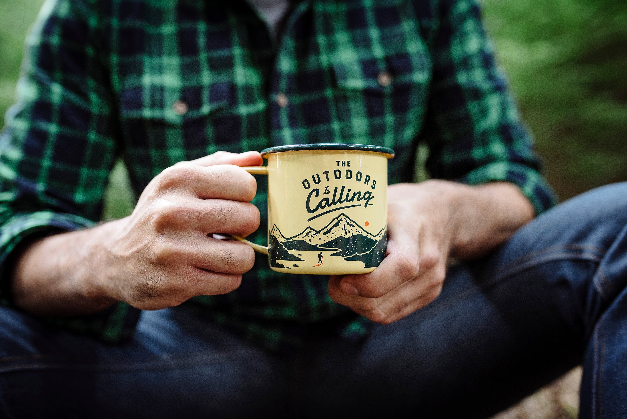 Enamel Mug for outdoors