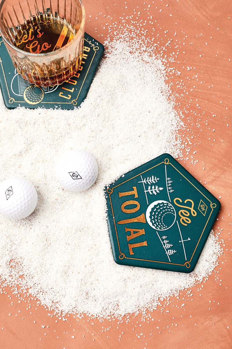 Gentlemen's Hardware Golf Coasters