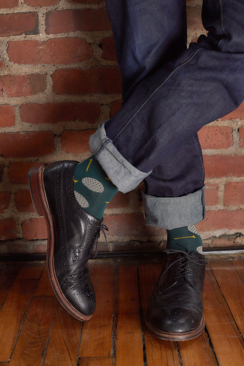 Golf Crew Socks, 2 pairs