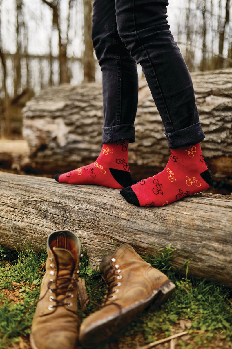 Set of 2 Bike Crew Socks