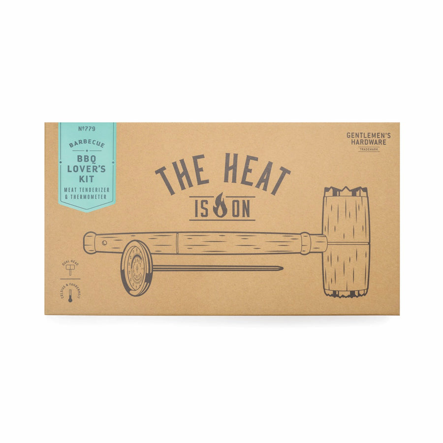"BBQ Lovers Kit" Meat Tenderizer & Thermometer