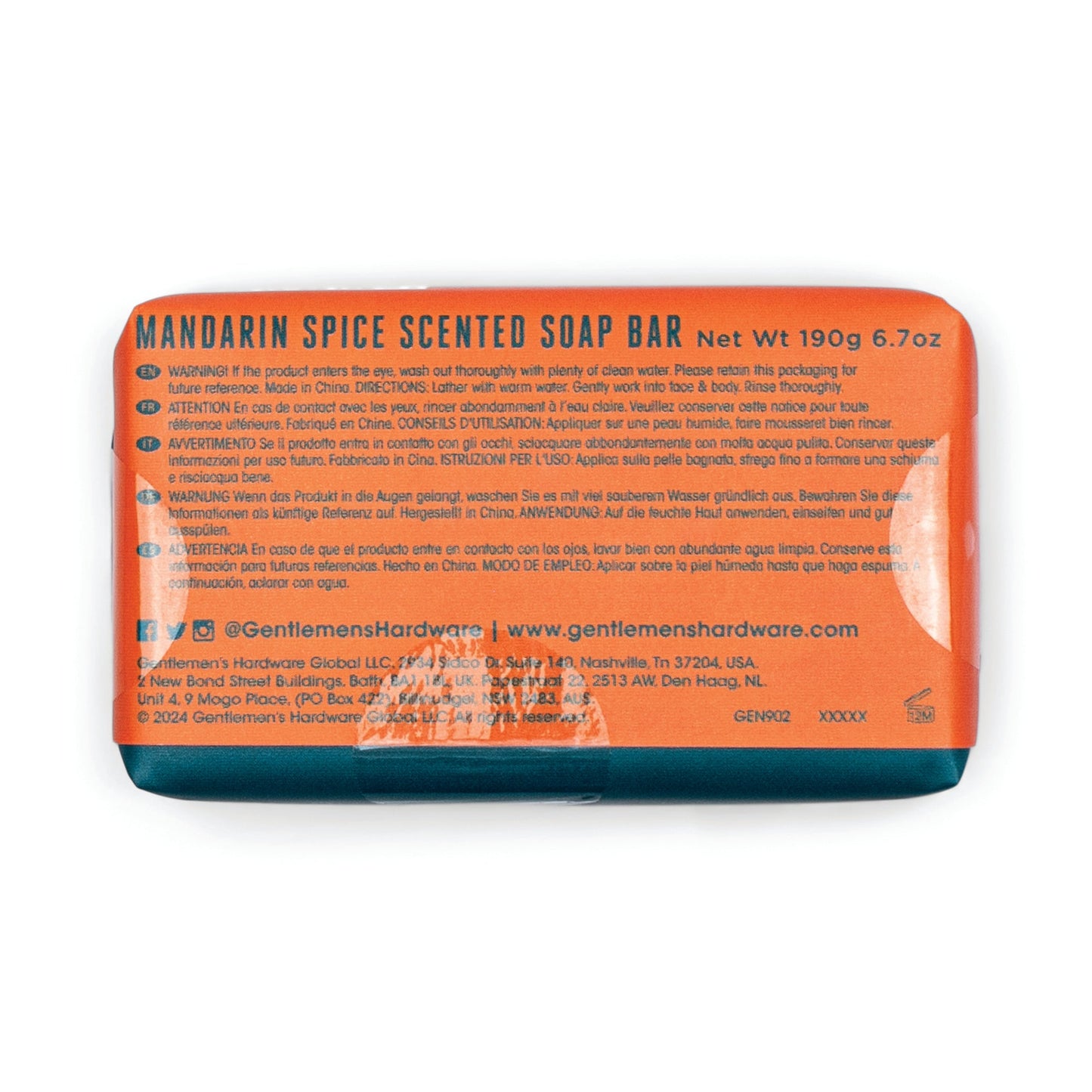 Soap Bar - Mandarin Spice