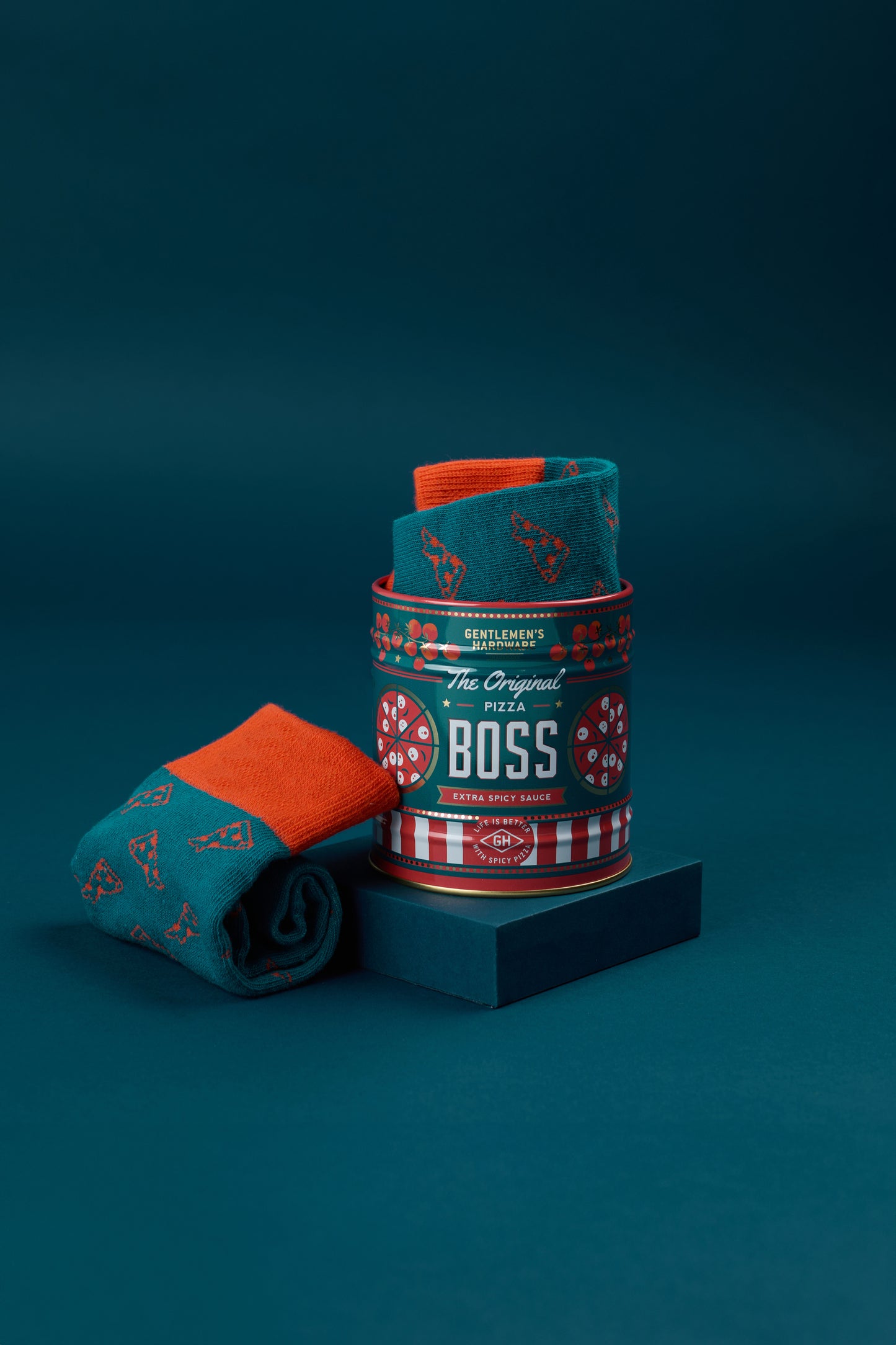 Socks in a Can - Pizza Sauce