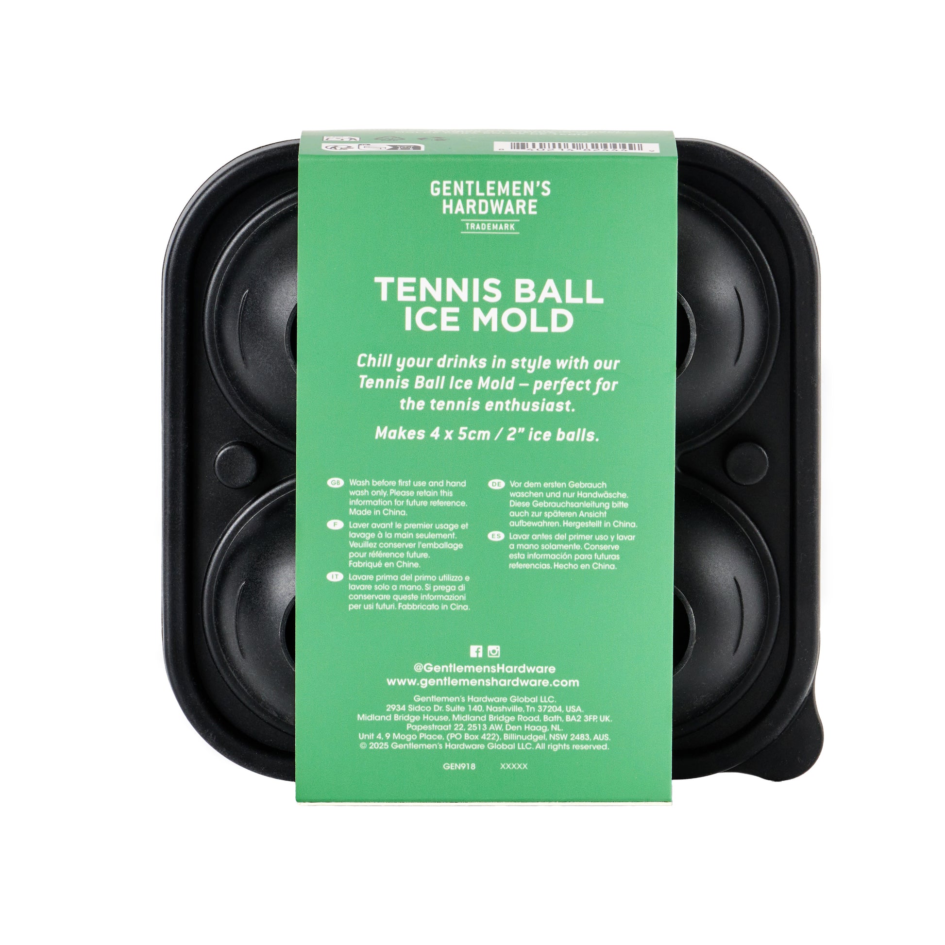 Tennis ball ice mould Gentlemen's Hardware