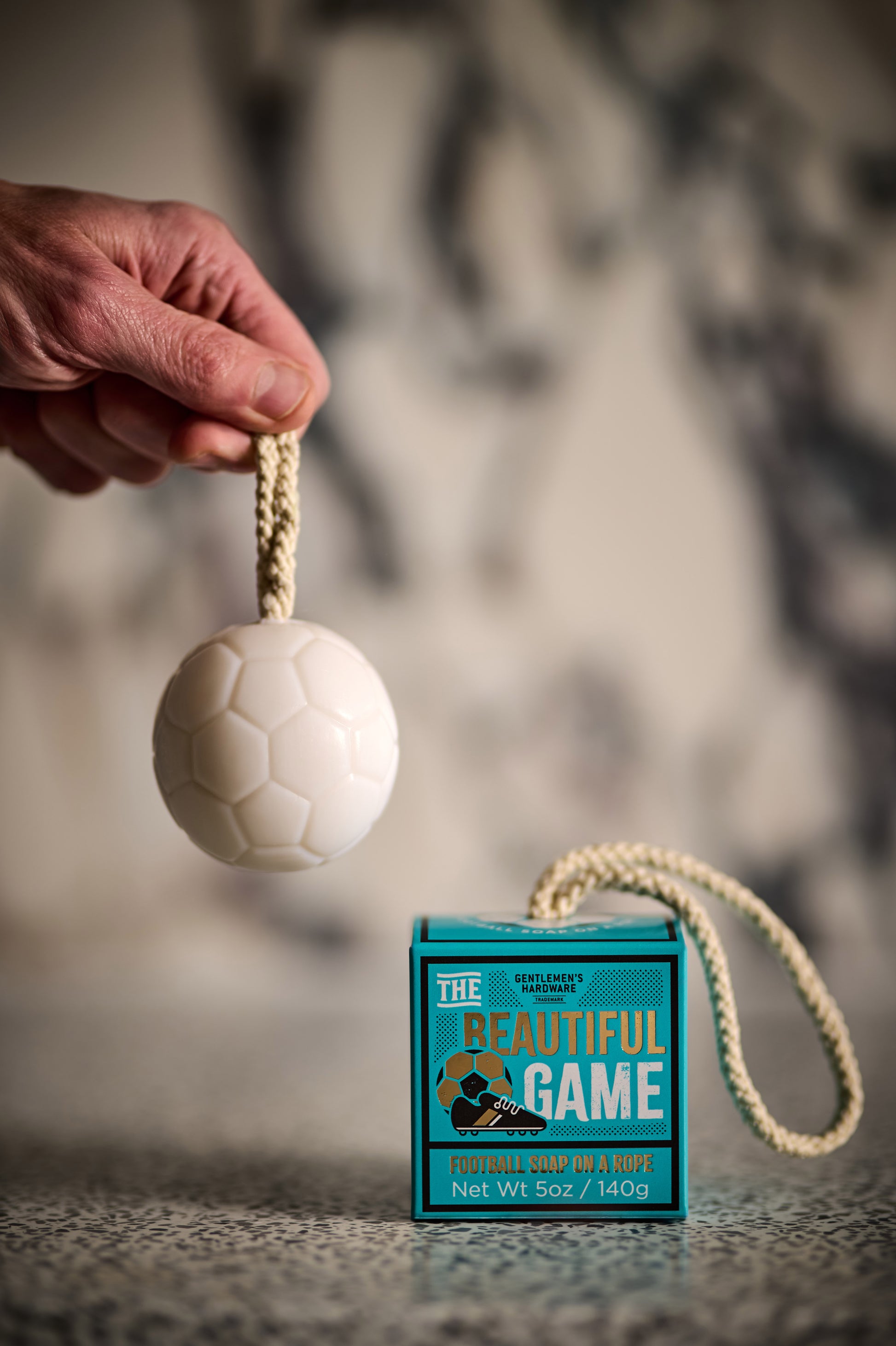 Football Shaped Soap - Mandarin Spice Gentlemen's Hardware