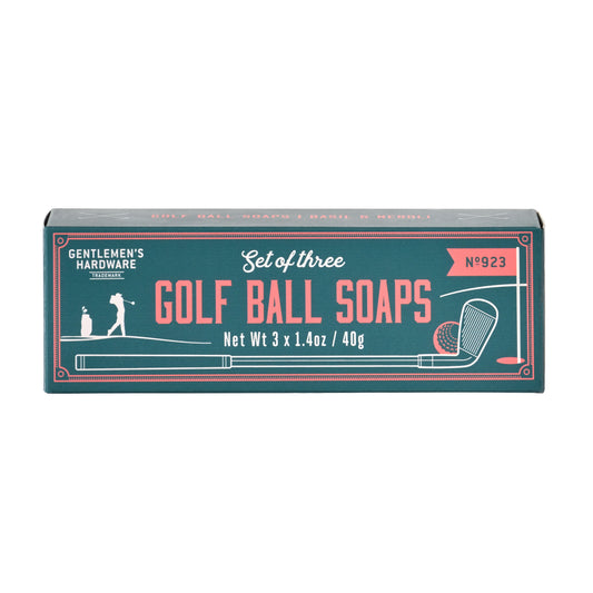 3 x Golf Ball Soaps - Basil and Neroli Gentlemen's Hardware