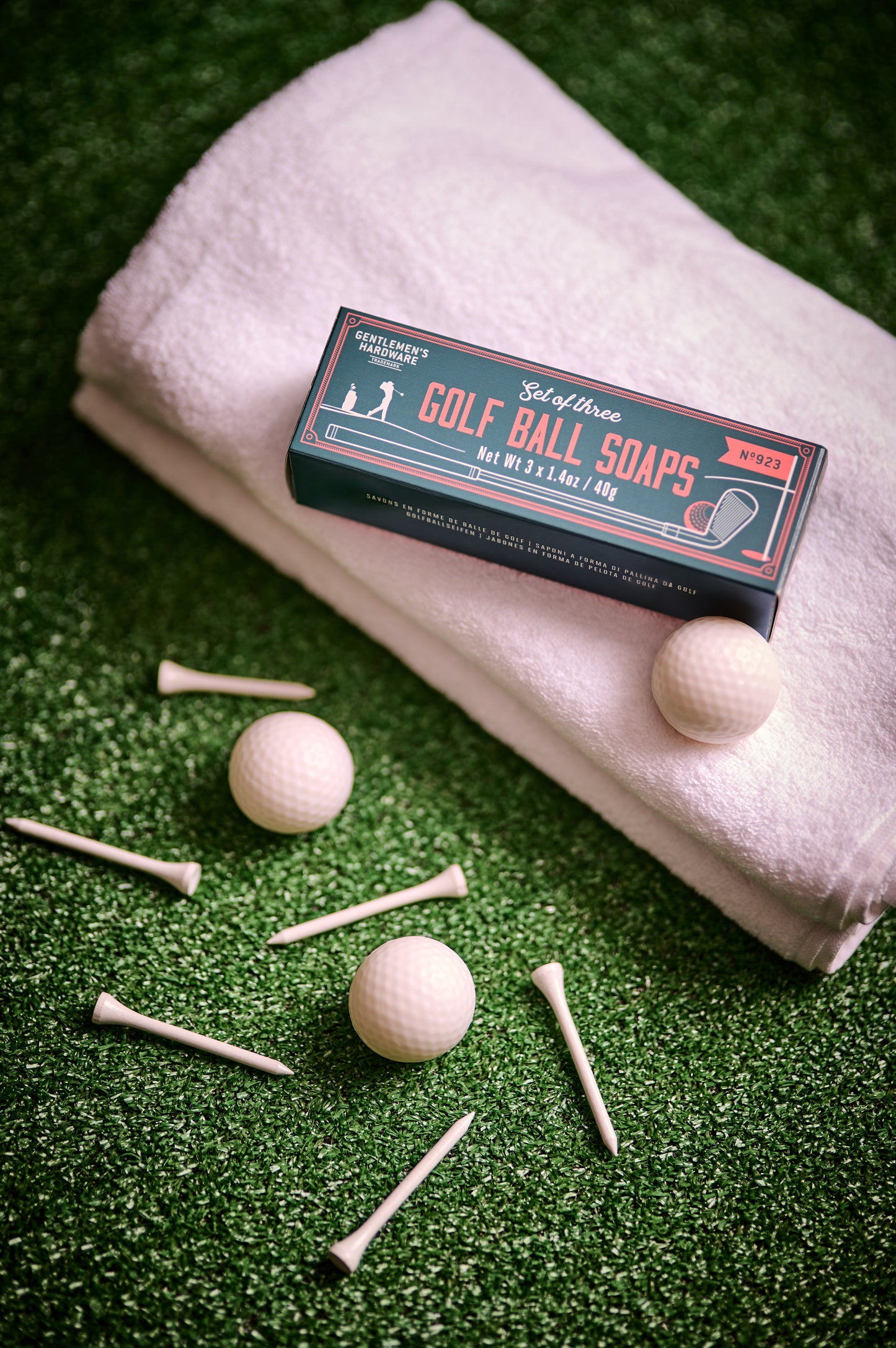 3 x Golf Ball Soaps - Basil and Neroli Gentlemen's Hardware