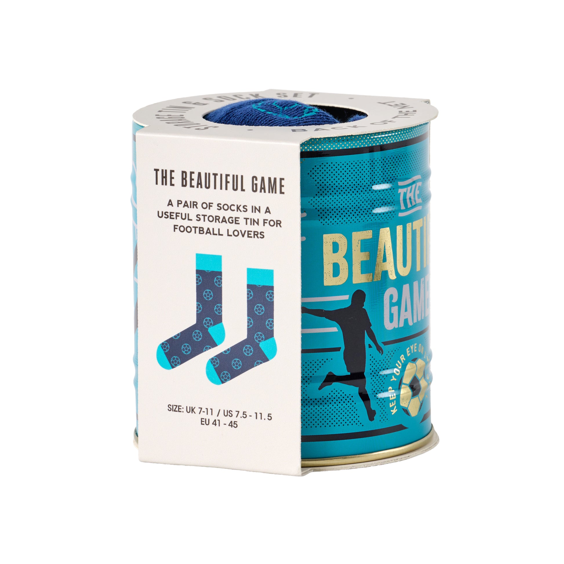 Socks in a Can - Soccer Gentlemen's Hardware