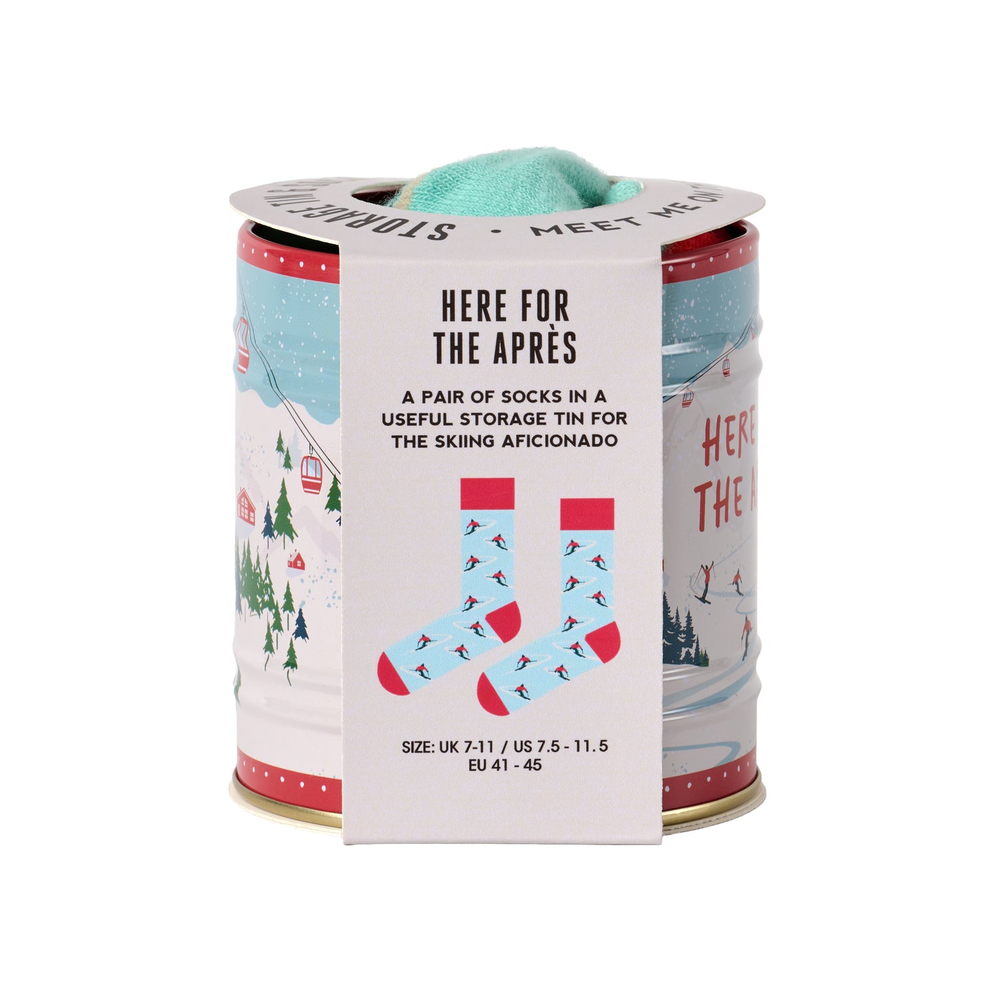 Socks in a Can SKIING Gentlemen's Hardware