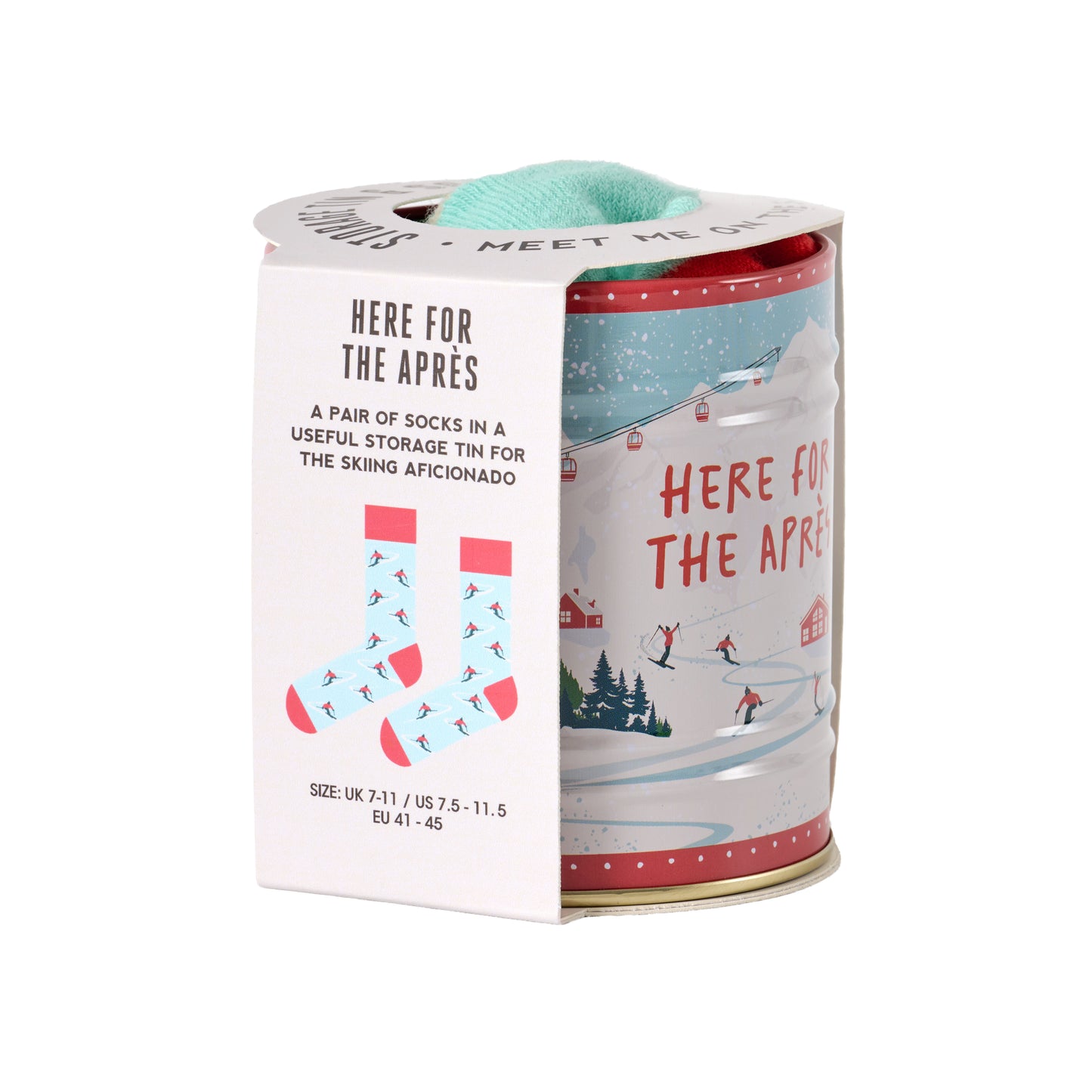 Socks in a Can SKIING Gentlemen's Hardware
