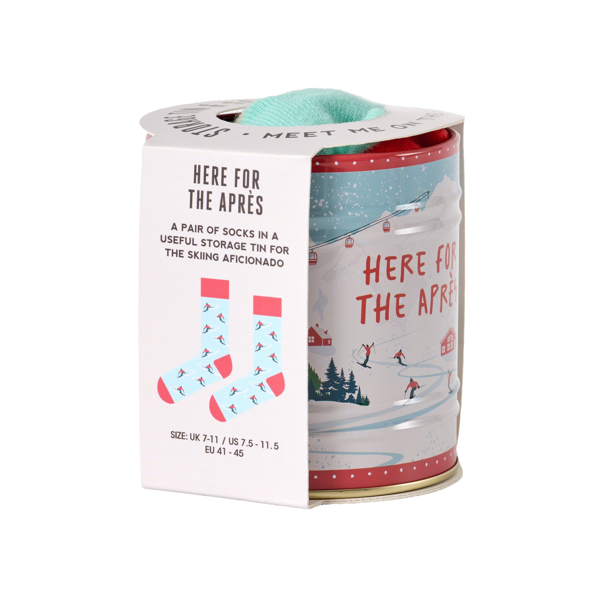 Socks in a Can SKIING Gentlemen's Hardware