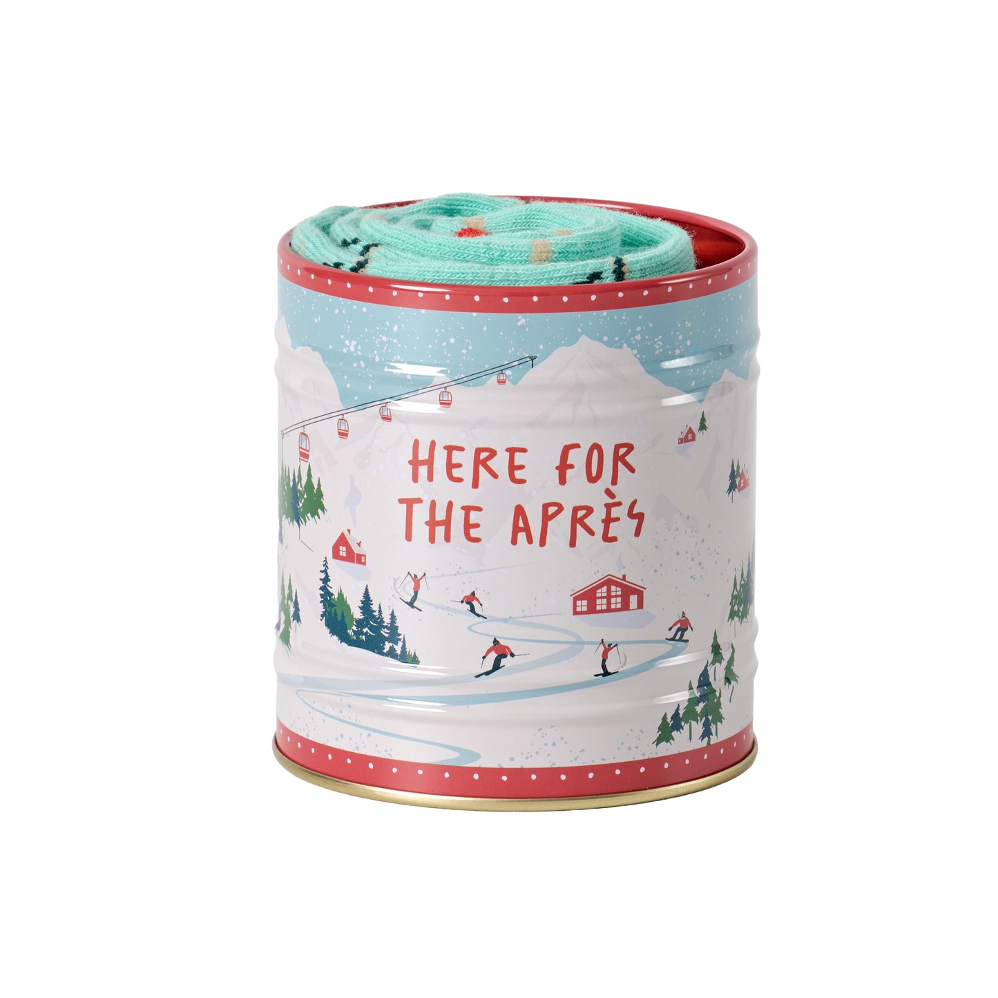 Socks in a Can SKIING Gentlemen's Hardware