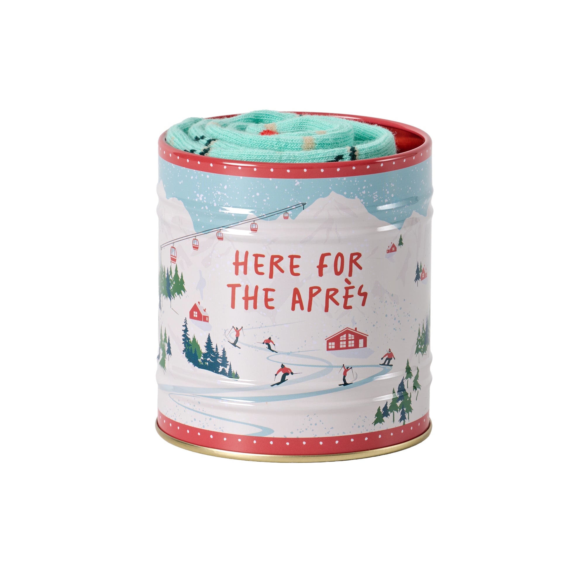 Socks in a Can SKIING Gentlemen's Hardware