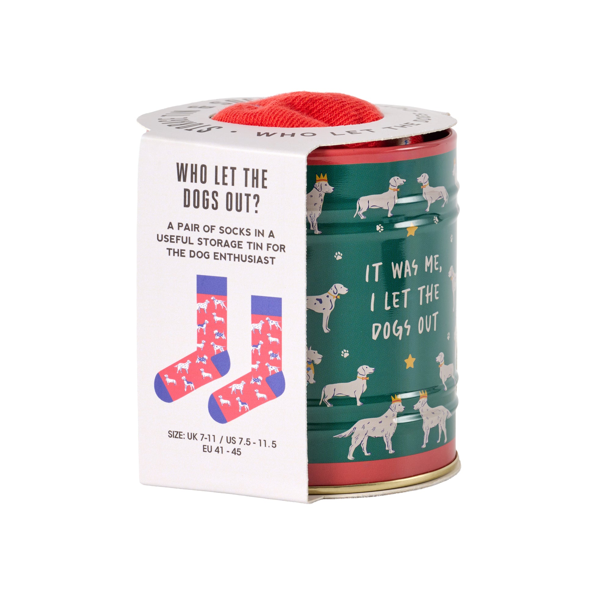 Socks in a Can DOGS Gentlemen's Hardware
