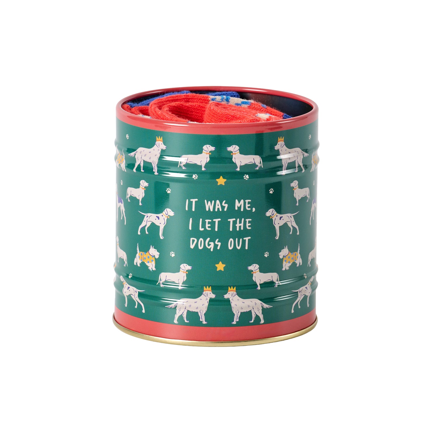 Socks in a Can DOGS Gentlemen's Hardware