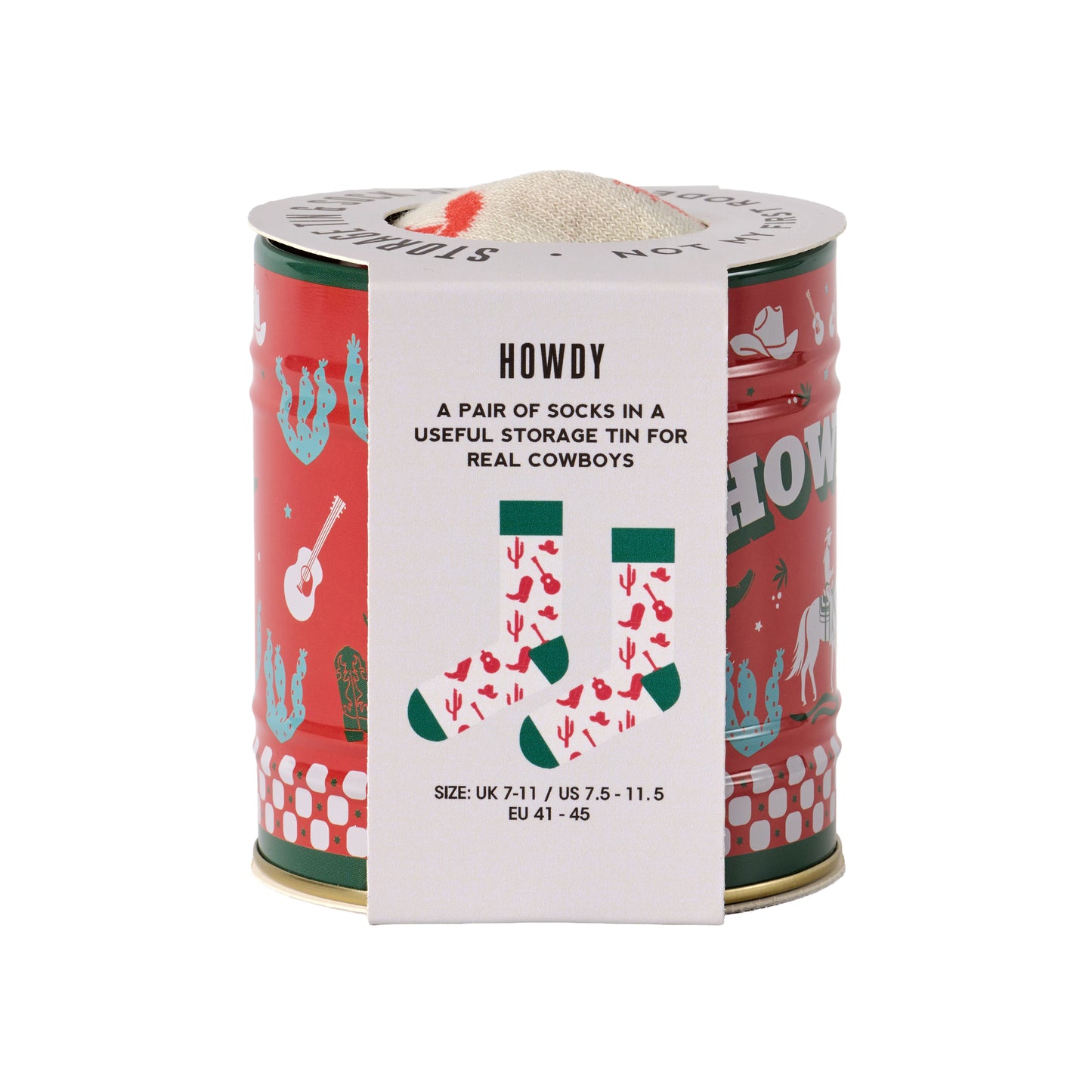 Socks in a Can HOWDY Gentlemen's Hardware
