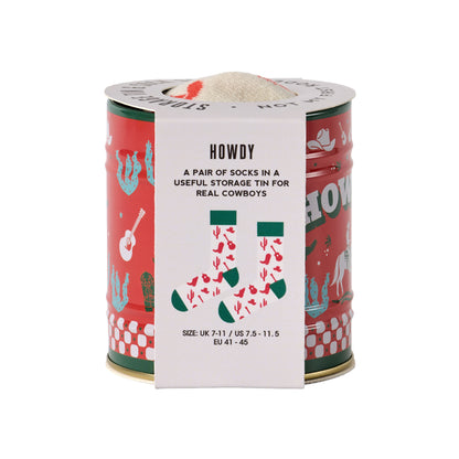 Socks in a Can HOWDY Gentlemen's Hardware