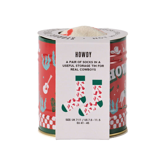 Socks in a Can HOWDY Gentlemen's Hardware