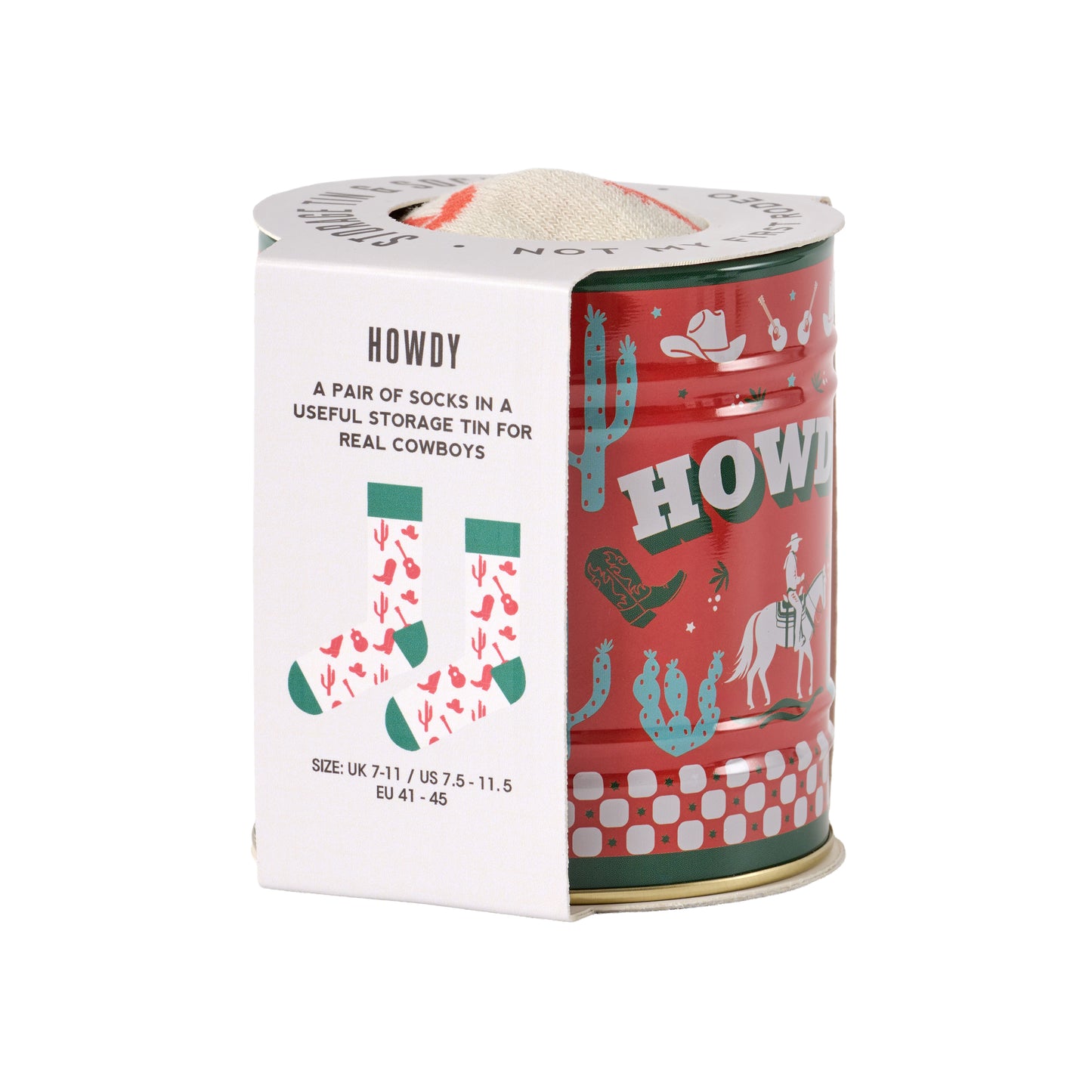 Socks in a Can HOWDY Gentlemen's Hardware