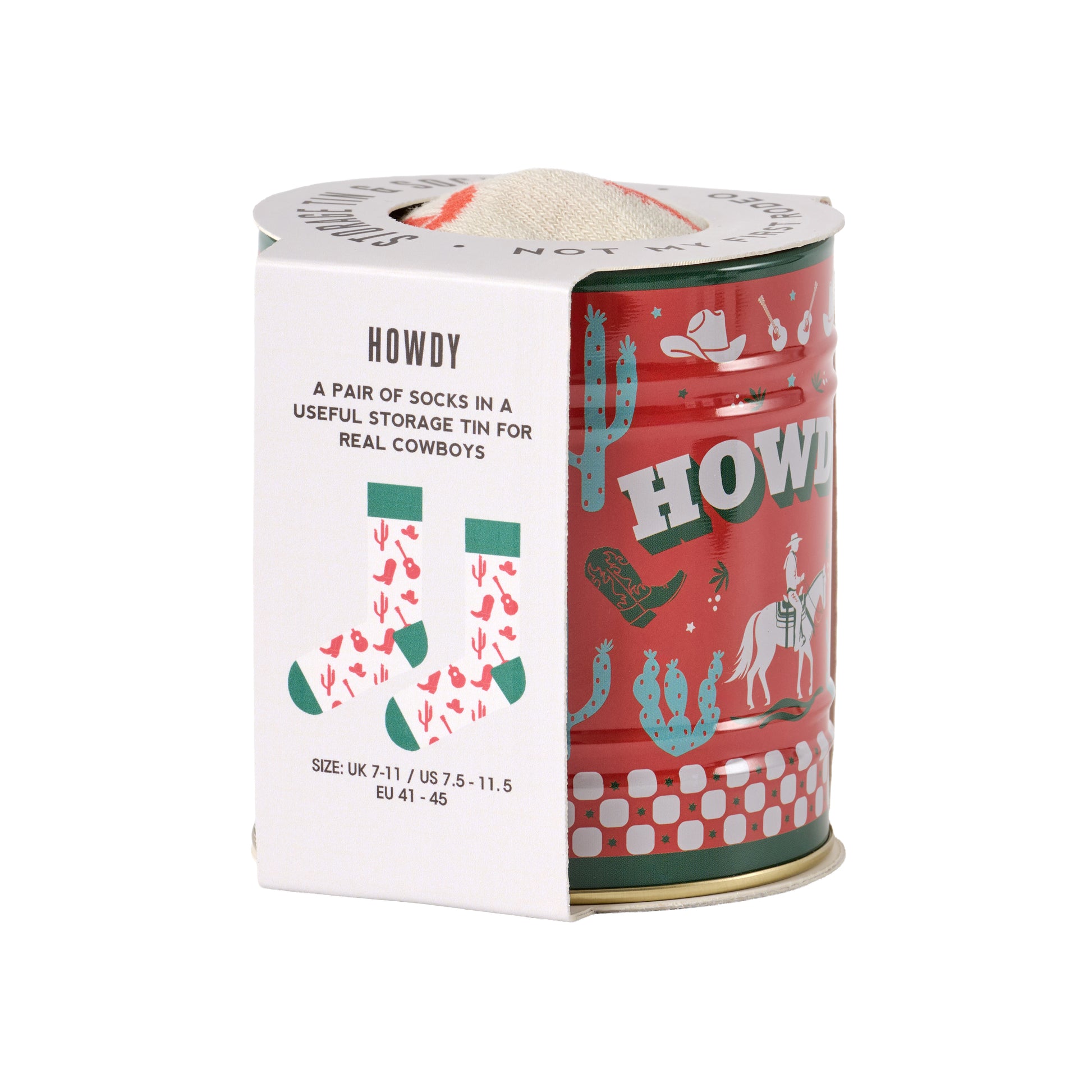 Socks in a Can HOWDY Gentlemen's Hardware