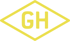 A yellow Gentlemans hardware secondary logo