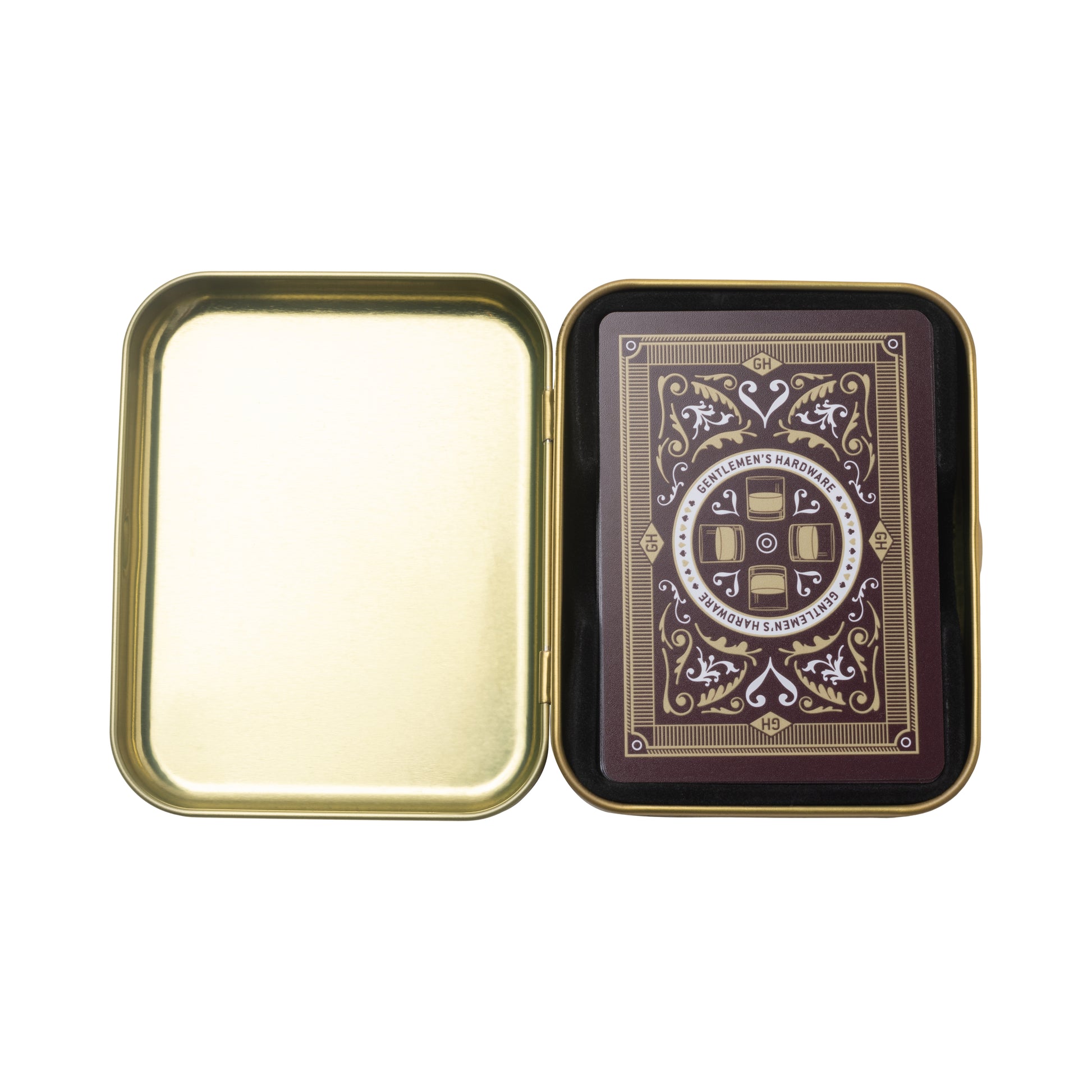 Whisky Trivia Playing Cards in travel tin