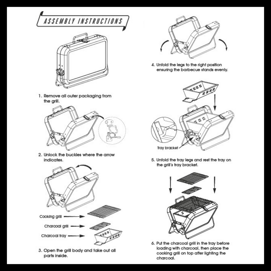 BBQ Assembly Instructions
