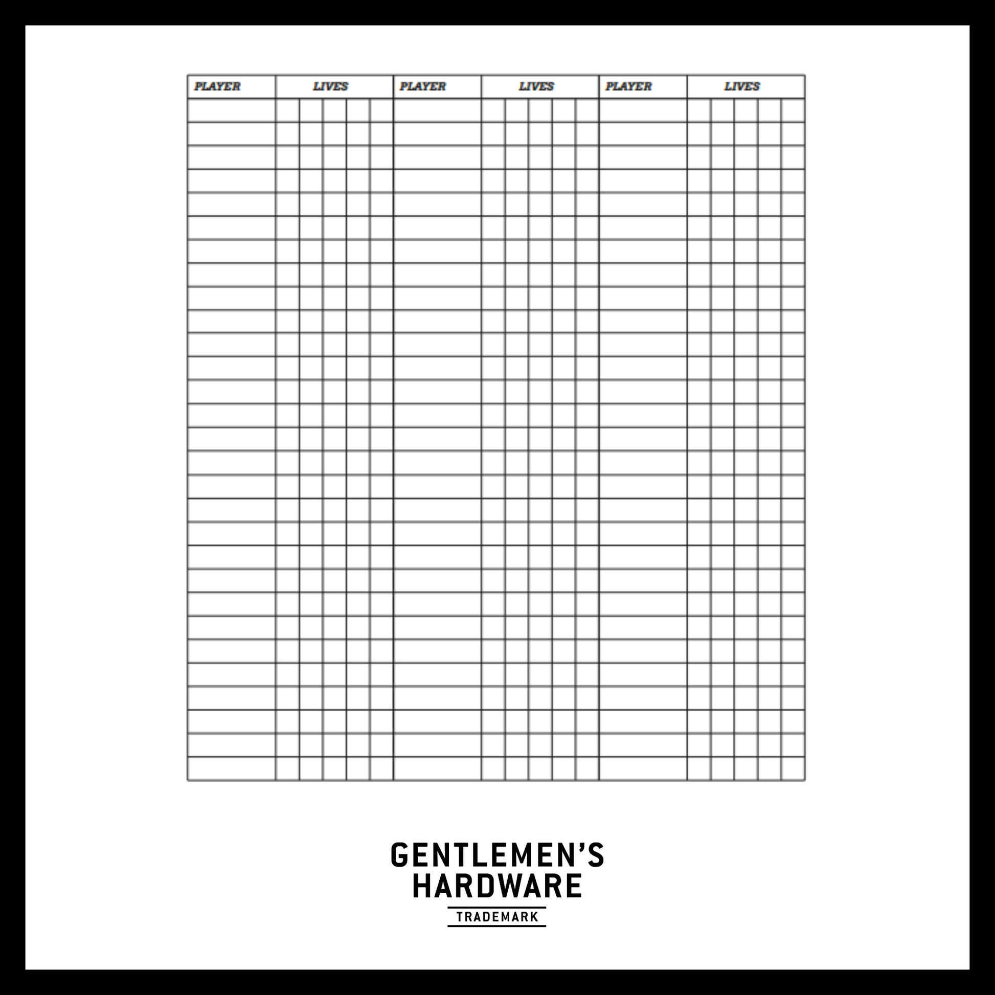 Campfire Call the Shots Game Graph Instructions