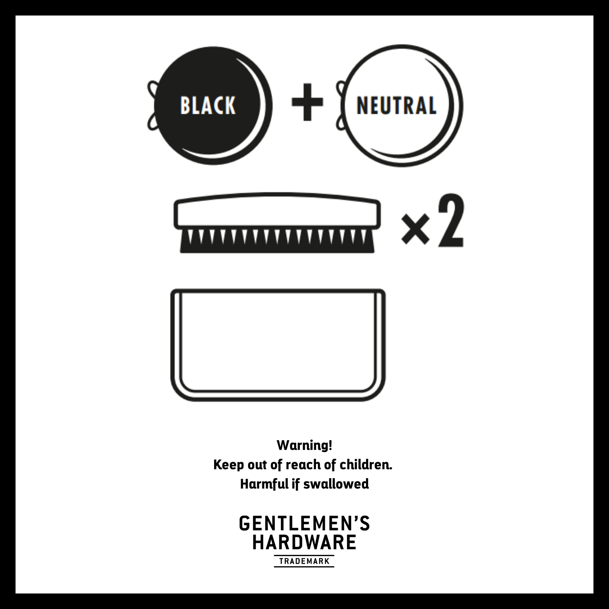 Gentlemen's hardware buff and shine clearance