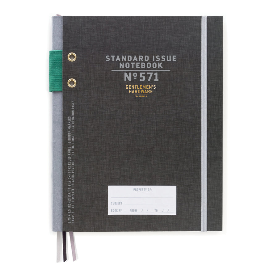 Black Standard Issue Notebook No. 571