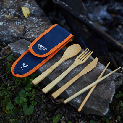 Travel Bamboo Cutlery Set