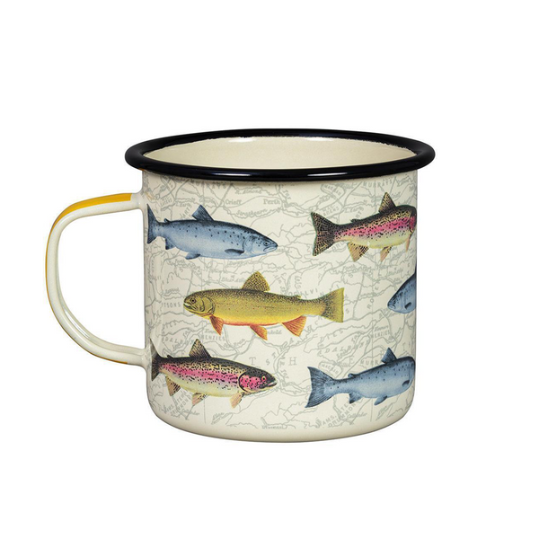 Wish Upon a Fish Enamel Mug