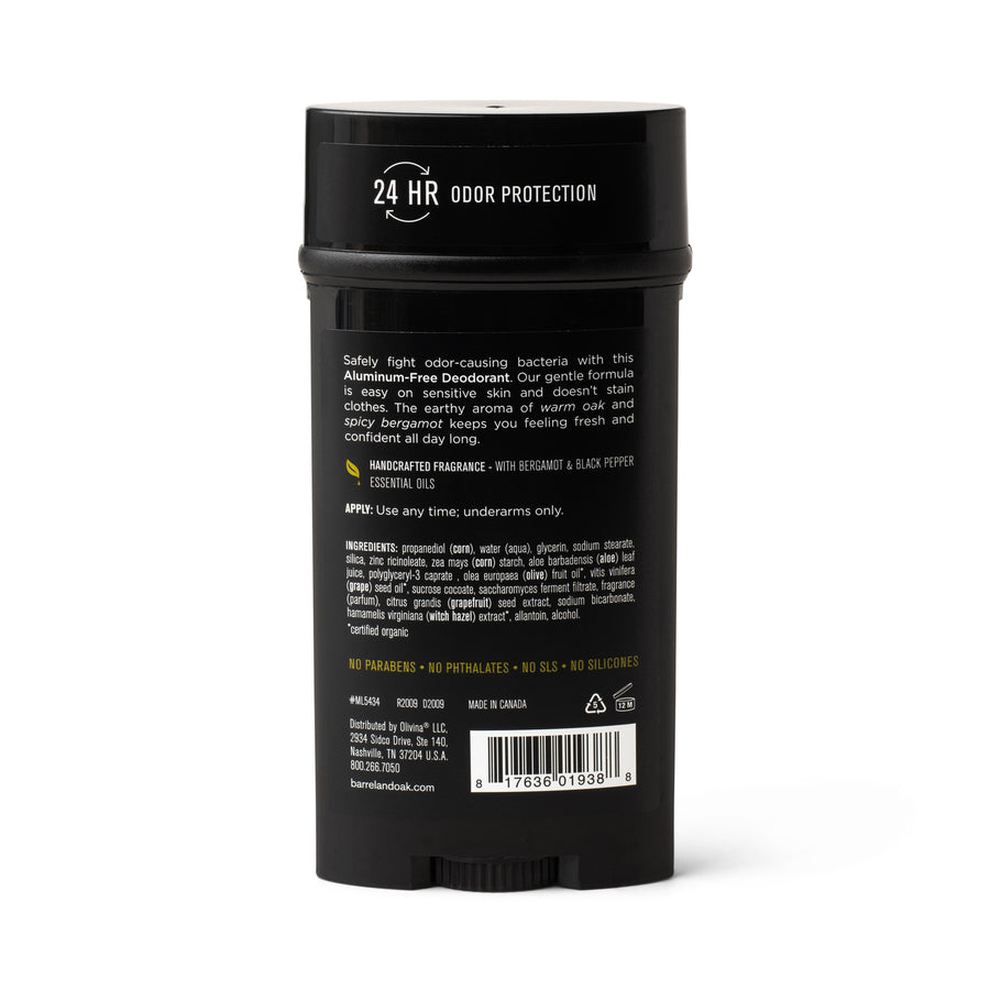 24-Hour Deodorant - Black Oak 2.7 oz.