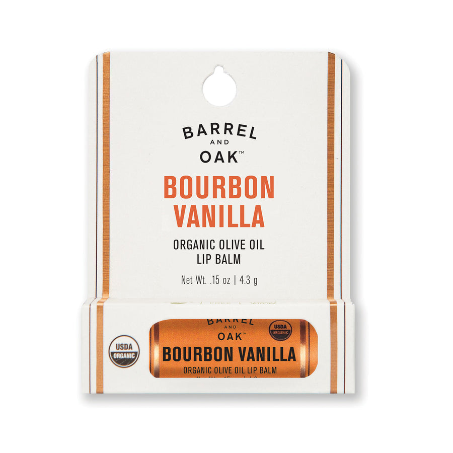 Olive Oil Lip Balm - Bourbon Vanilla .15 oz.