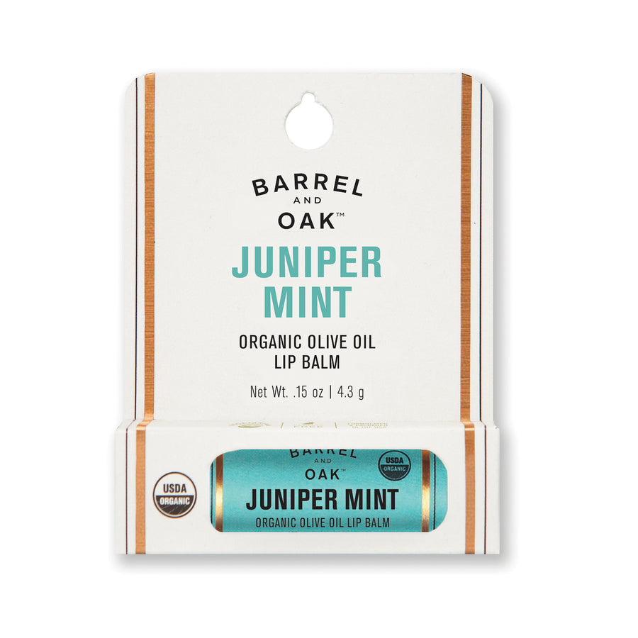 Olive Oil Lip Balm - Juniper Mint .15 oz.