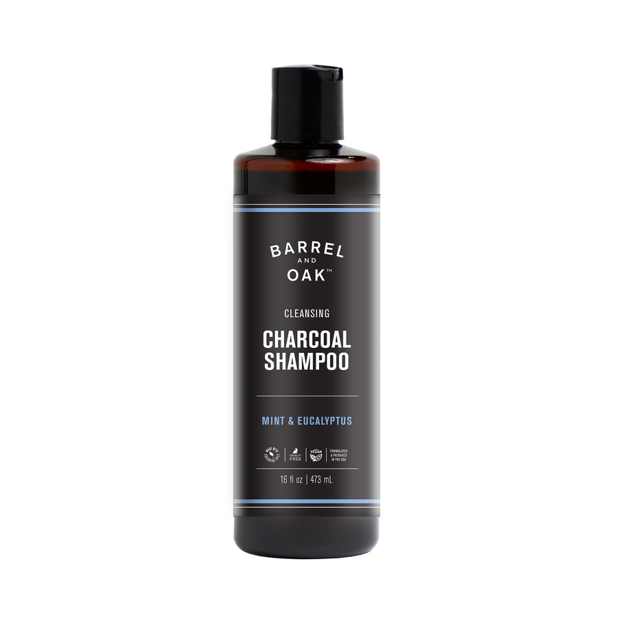 Cleansing Charcoal Shampoo - Mint & Eucalyptus 16 oz.