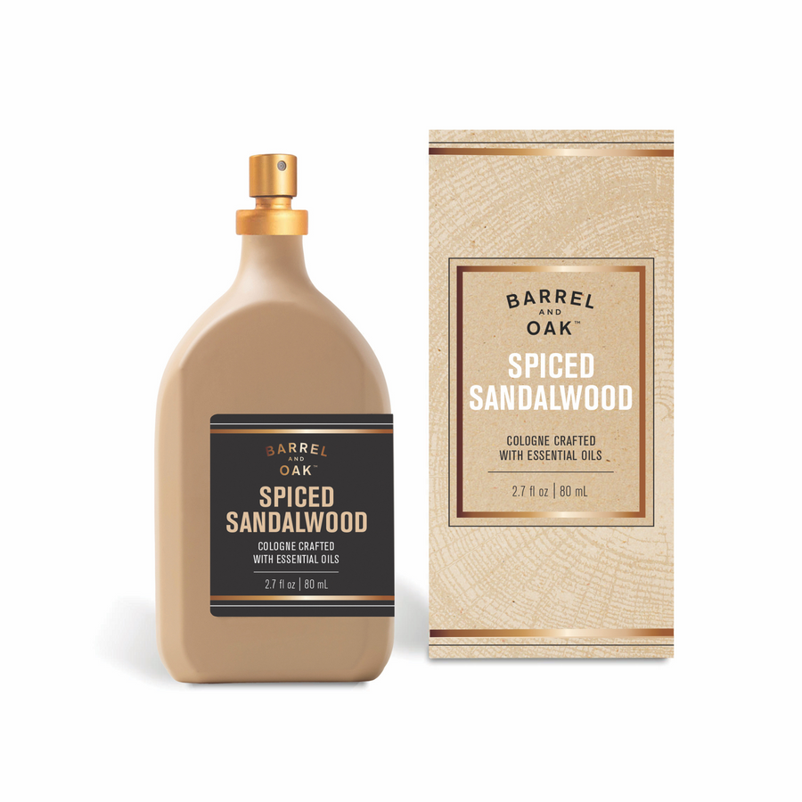 Spiced Sandalwood cologne with box