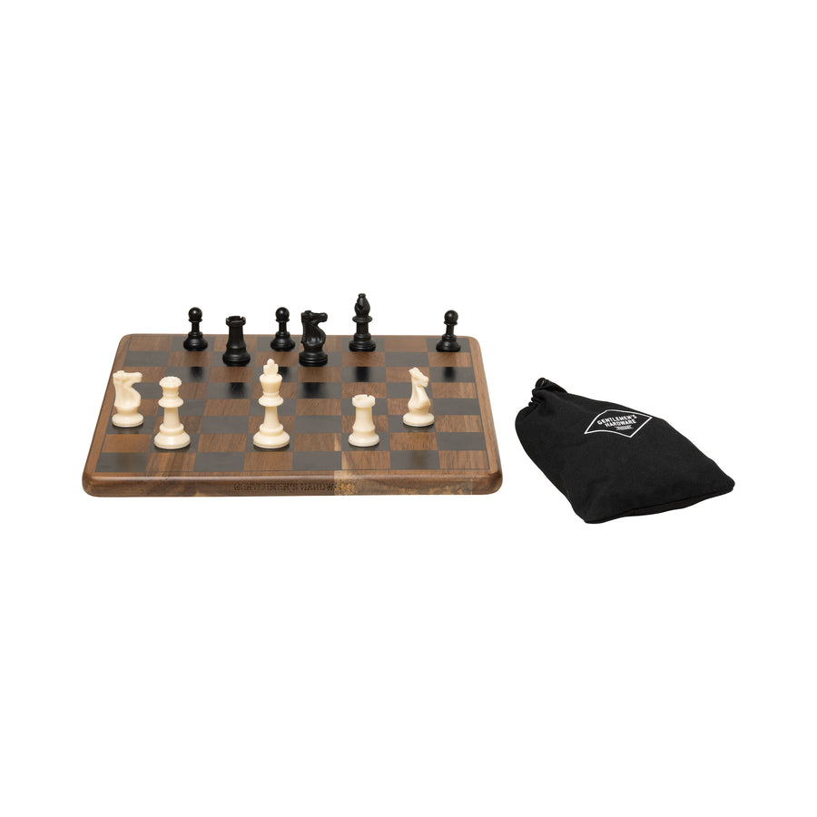 Wooden Chess Set with cloth bag